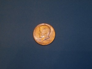 John F Kennedy half dollar - 1964