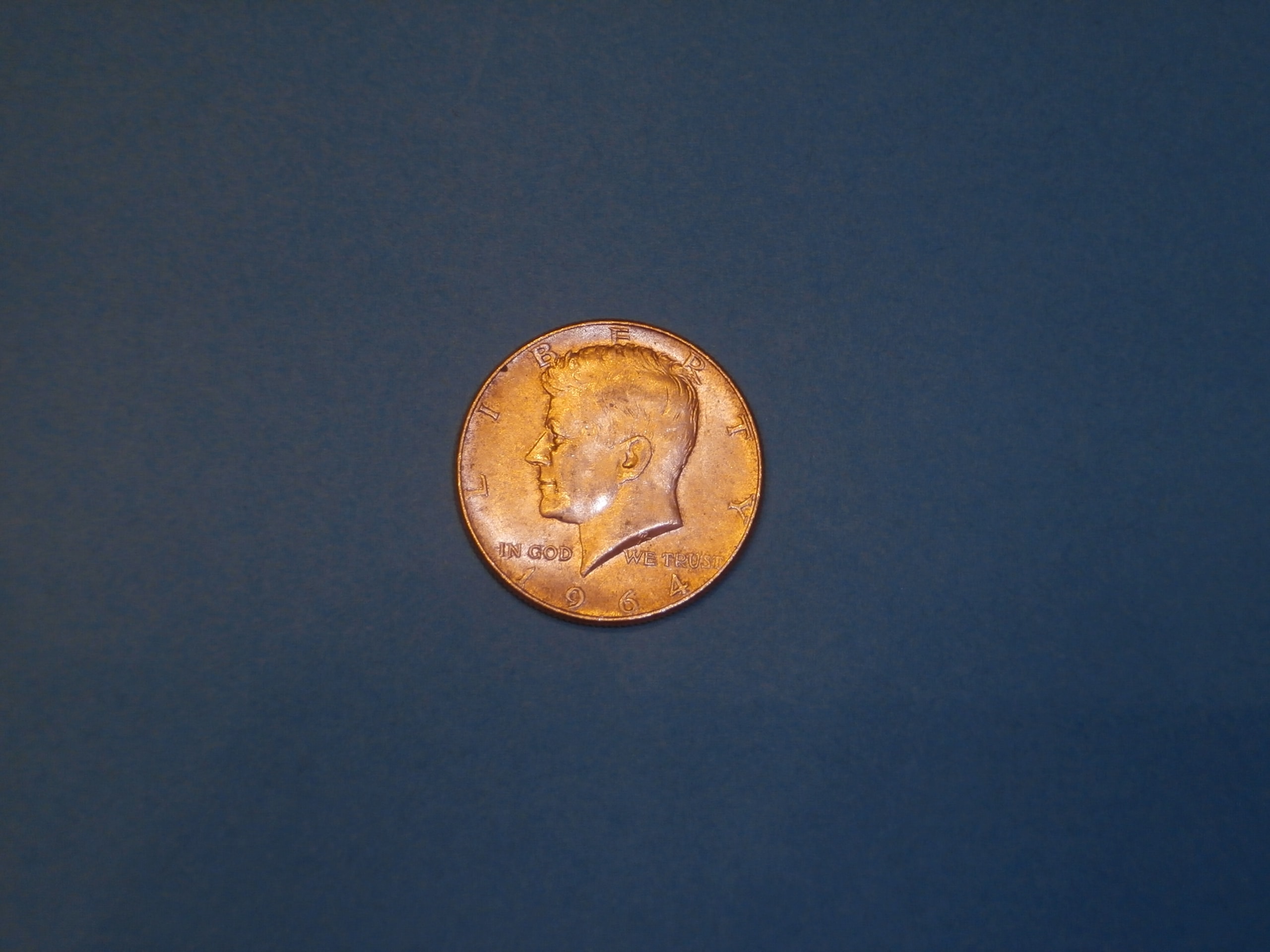 John F Kennedy half dollar - 1964