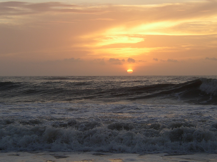 A Beautiful Sunset at the beach