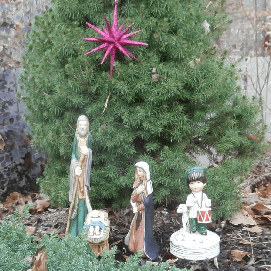 Baby Jesus, Joseph, Mary and the Little Drummer Boy