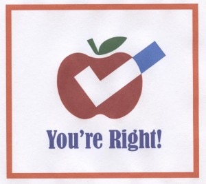 "You're Right!" clipart