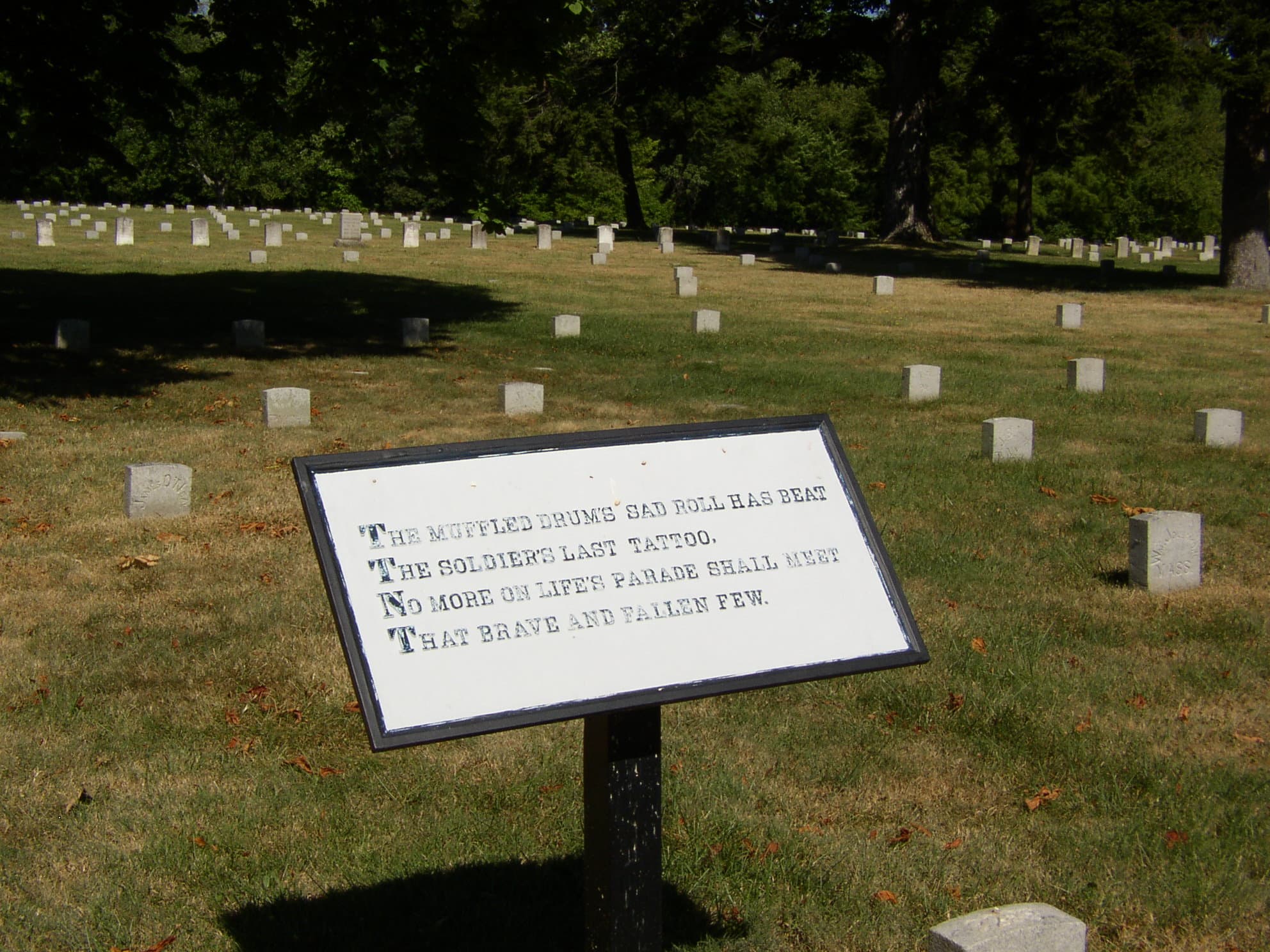 Fredericksburg Battlefield Sign - Fredericksburg, Virginia