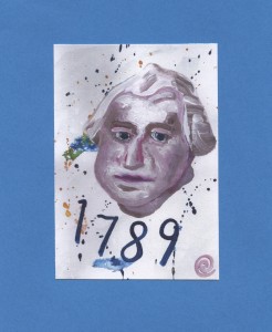 George Washington Abstract Drawing