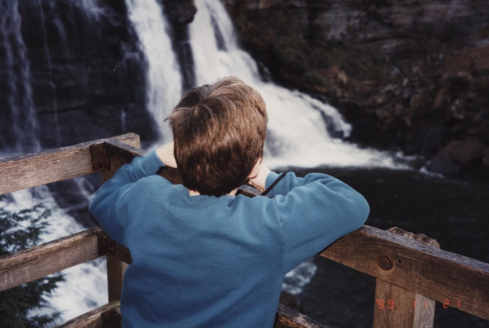 JWC looking at Blackwater Falls