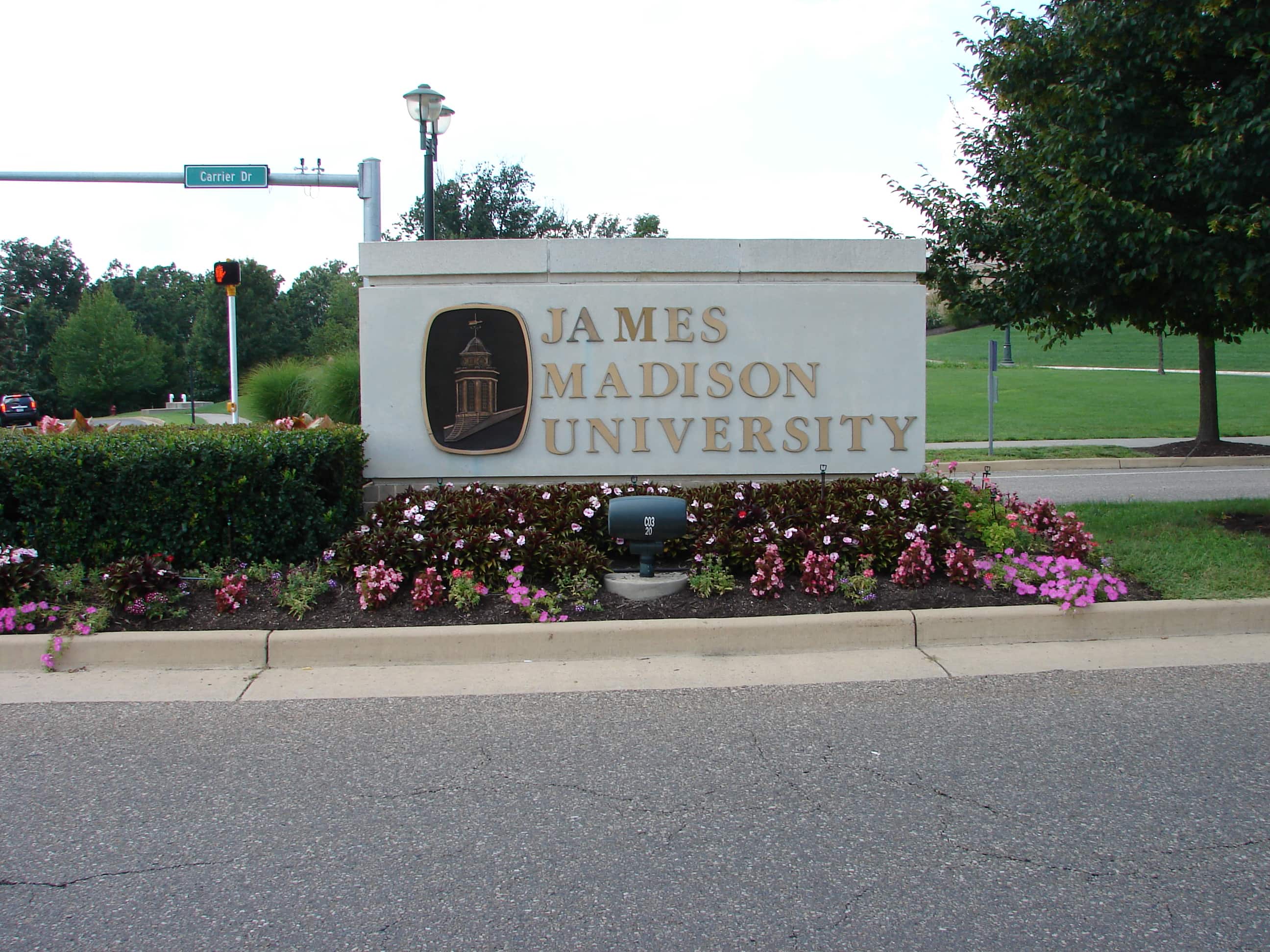 James Madison University Sign - Harrisonburg, Virginia