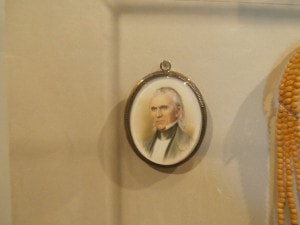 James K Polk (older) Locket - James K Polk's Home - Columbia, Tennessee