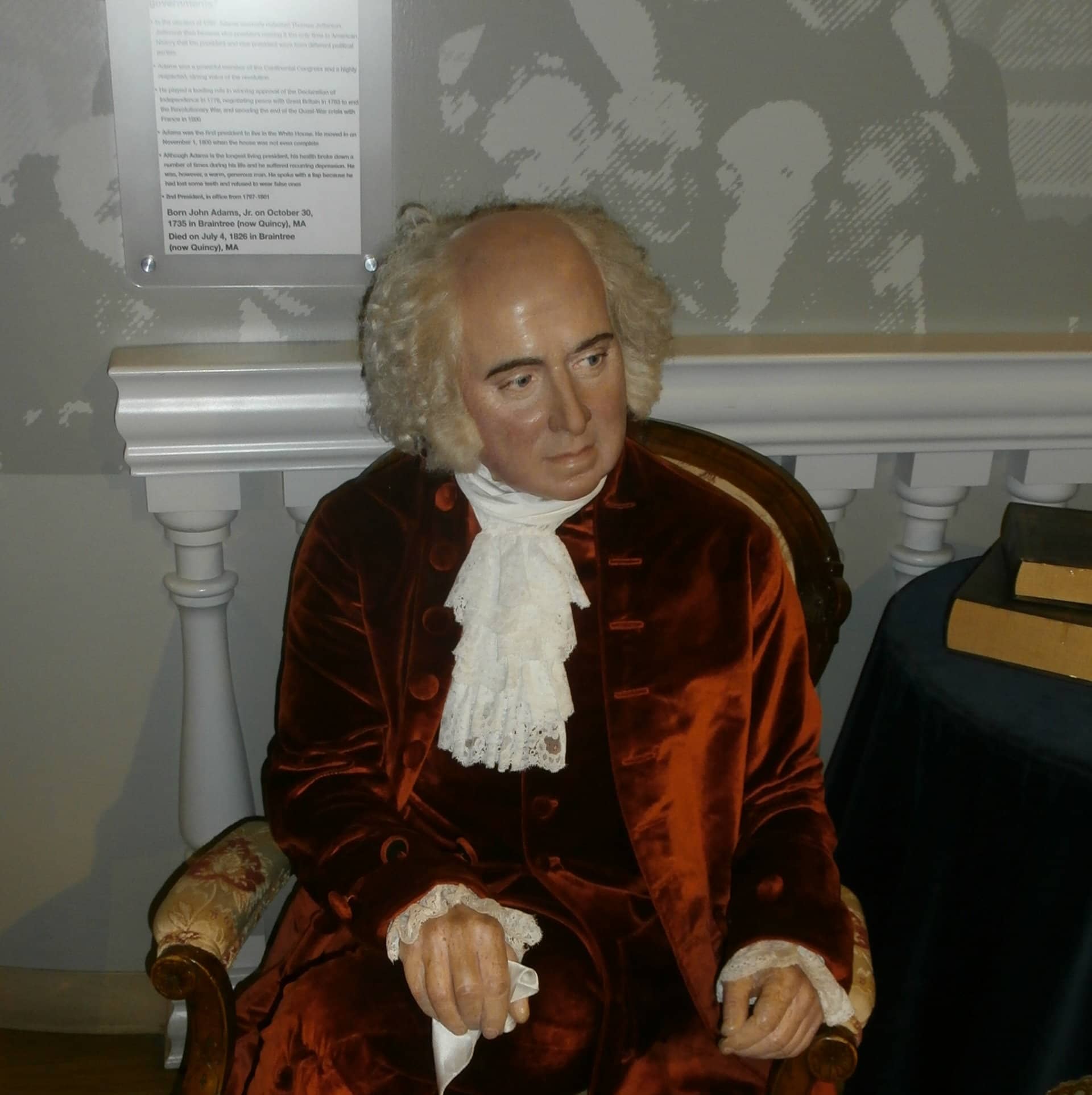 President John Adams - Madame Tussauds, Washington DC