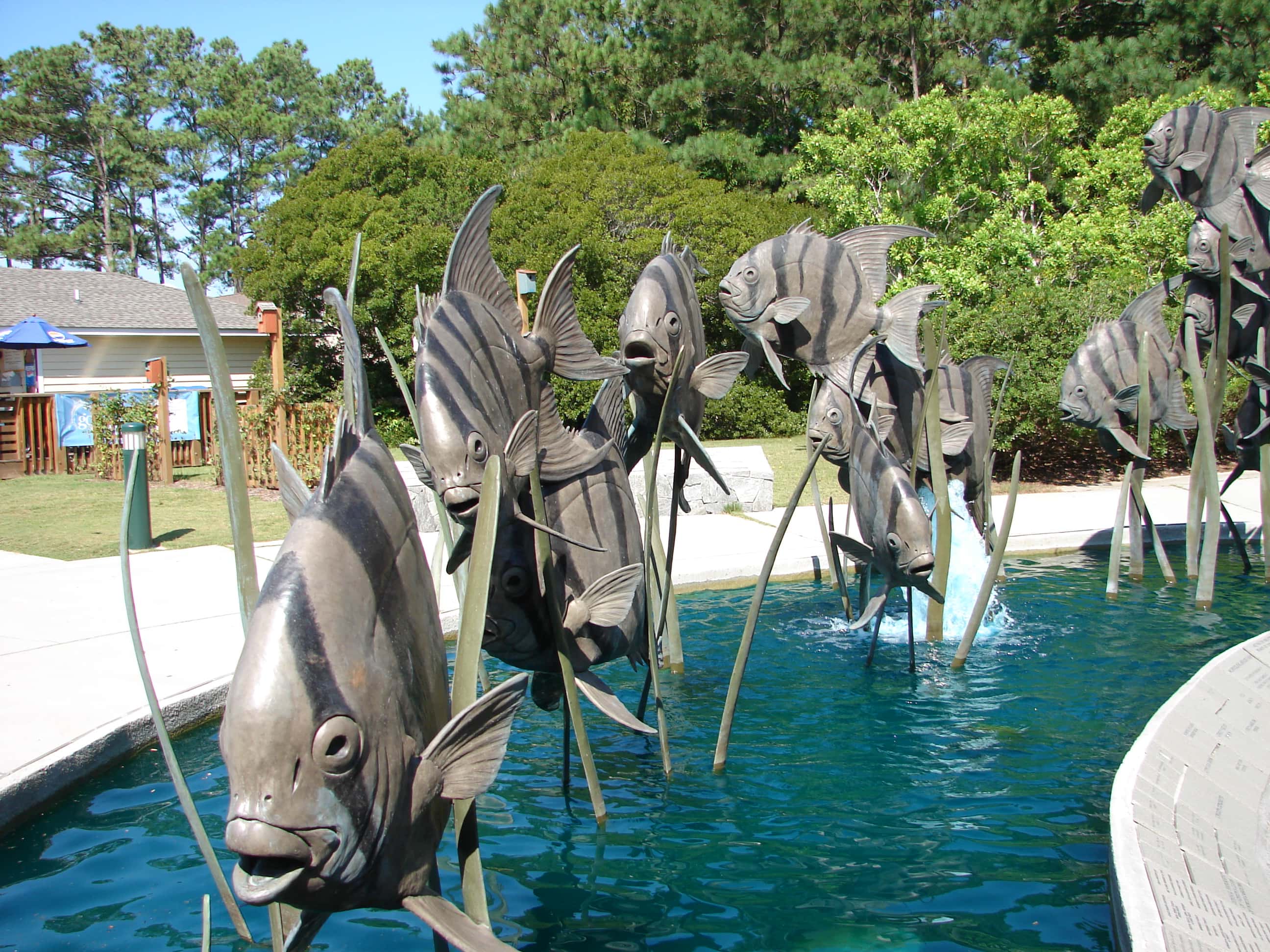 Fish Statue - North Carolina Aquarium, Manteo, NC