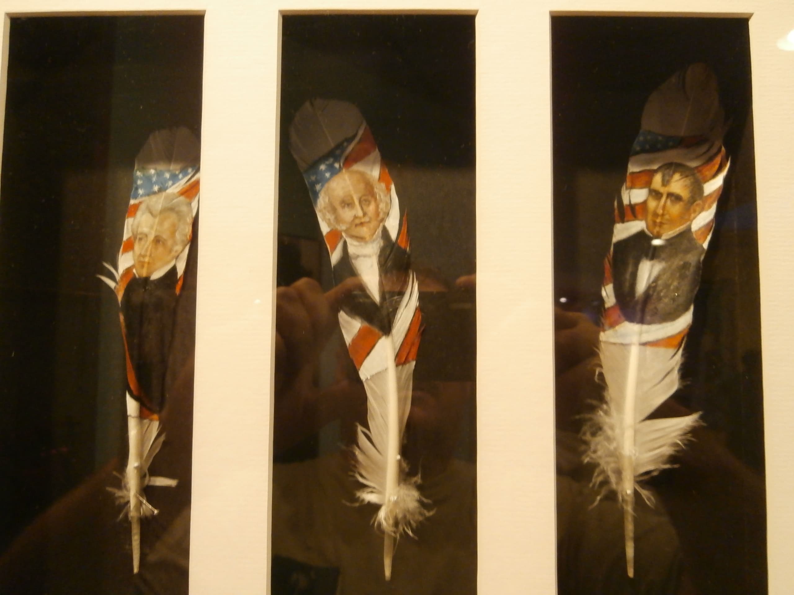 Presidential Feathers (Jackson-Van Buren-WH Harrison) - Ripleys in Williamsburg, VA