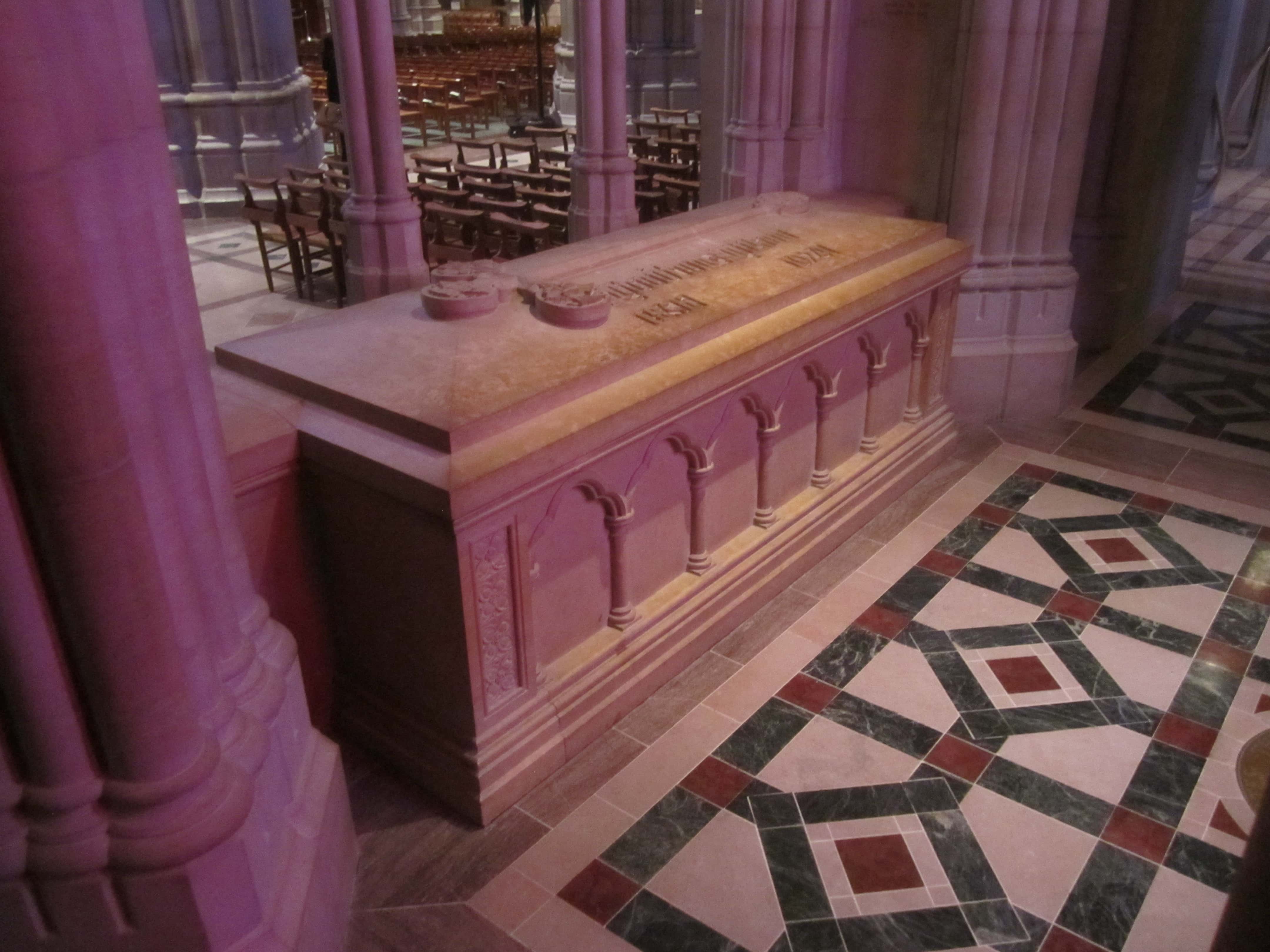 Woodrow Wilson's Sarcophagus, Washington National Cathedral, Washington DC