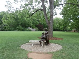 James and Dolley Madison statue - Montpelier, Virginia