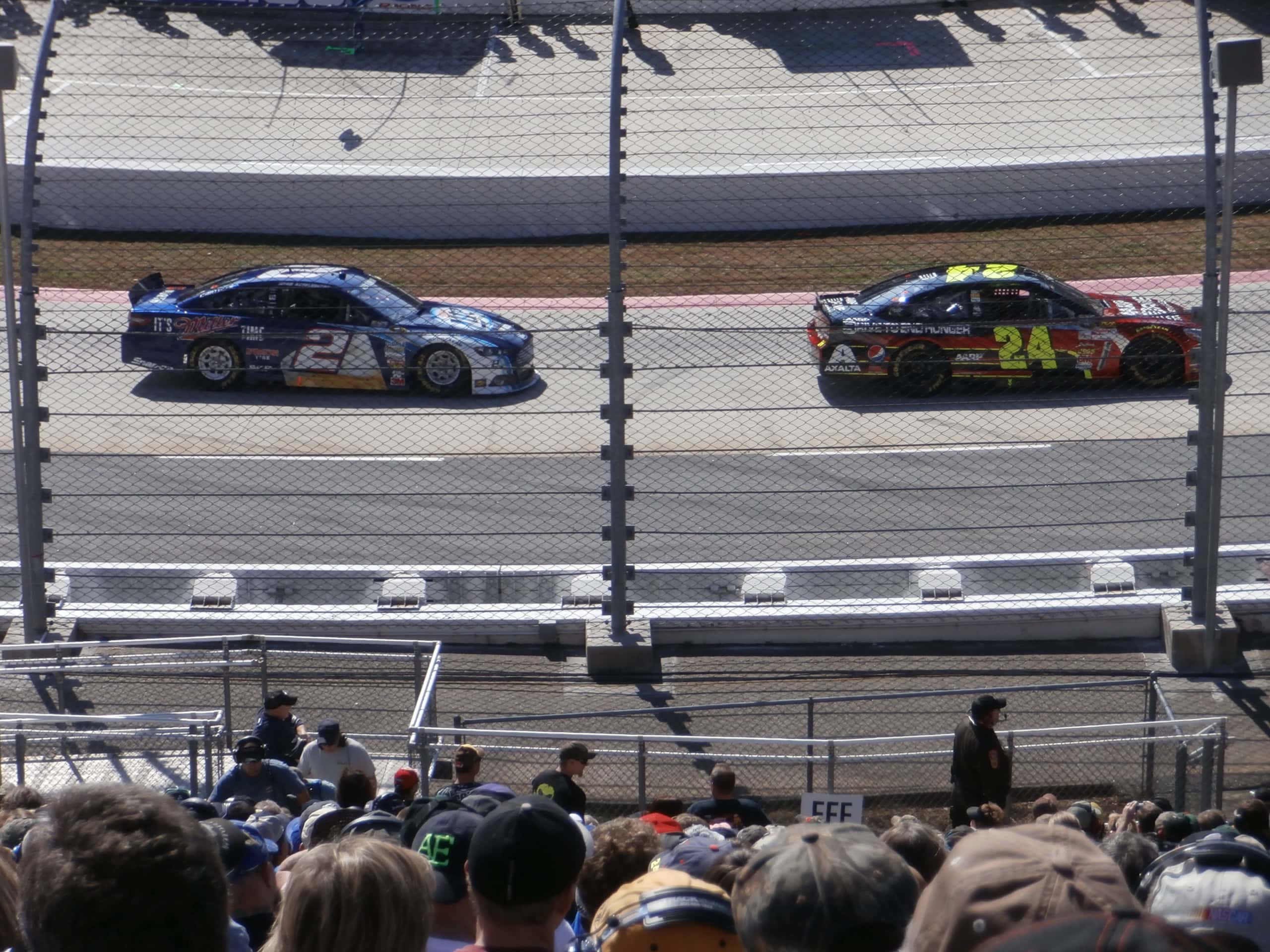 NASCAR's Martinville Race - October 2013 - Jeff Gordon (24) leading