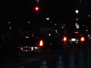 President Ford's Hearse leaving the US Capitol - Washington DC