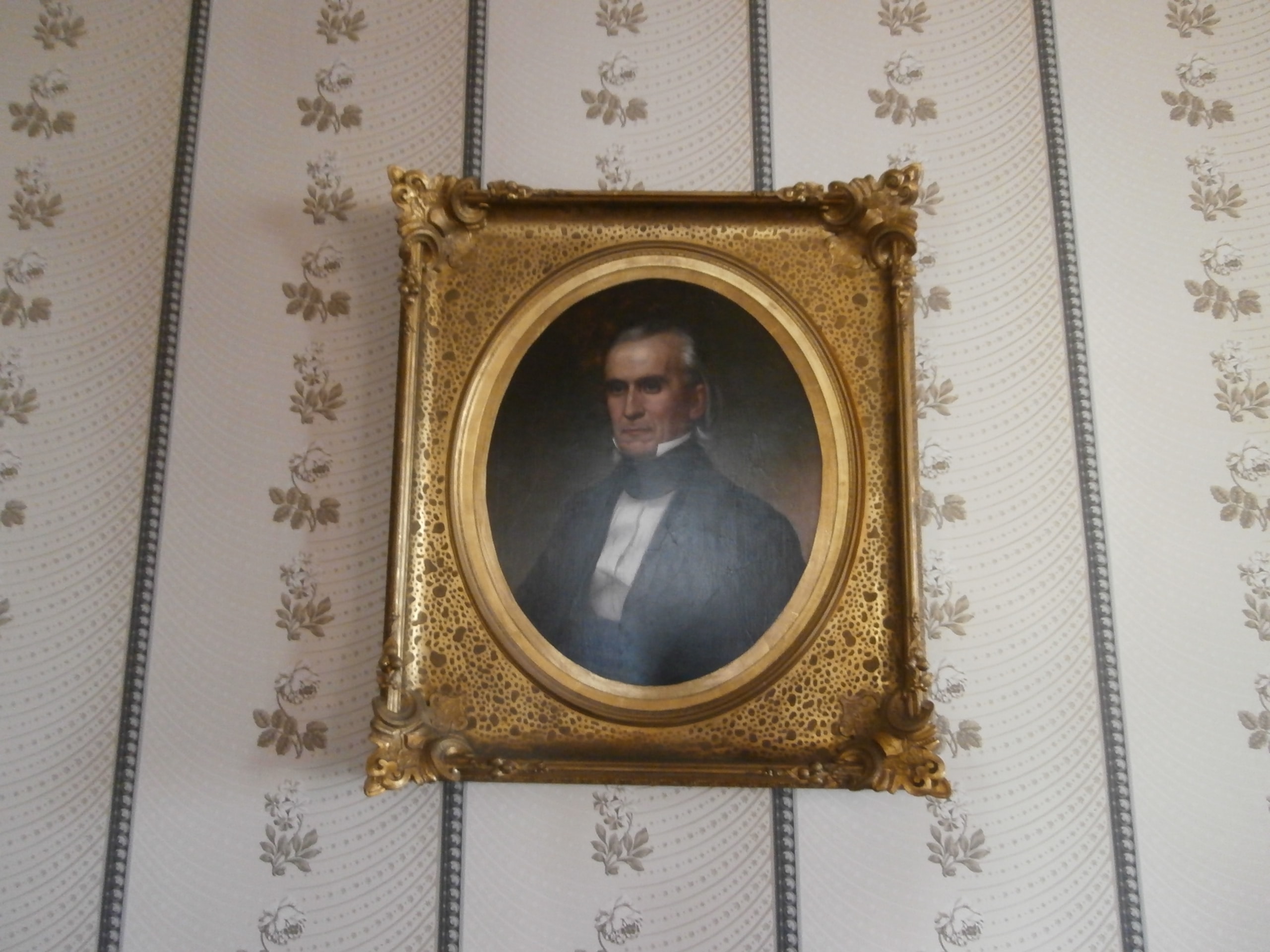 Portrait of James K Polk after he left the Presidency - Polk's Home, Columbia, Tennessee
