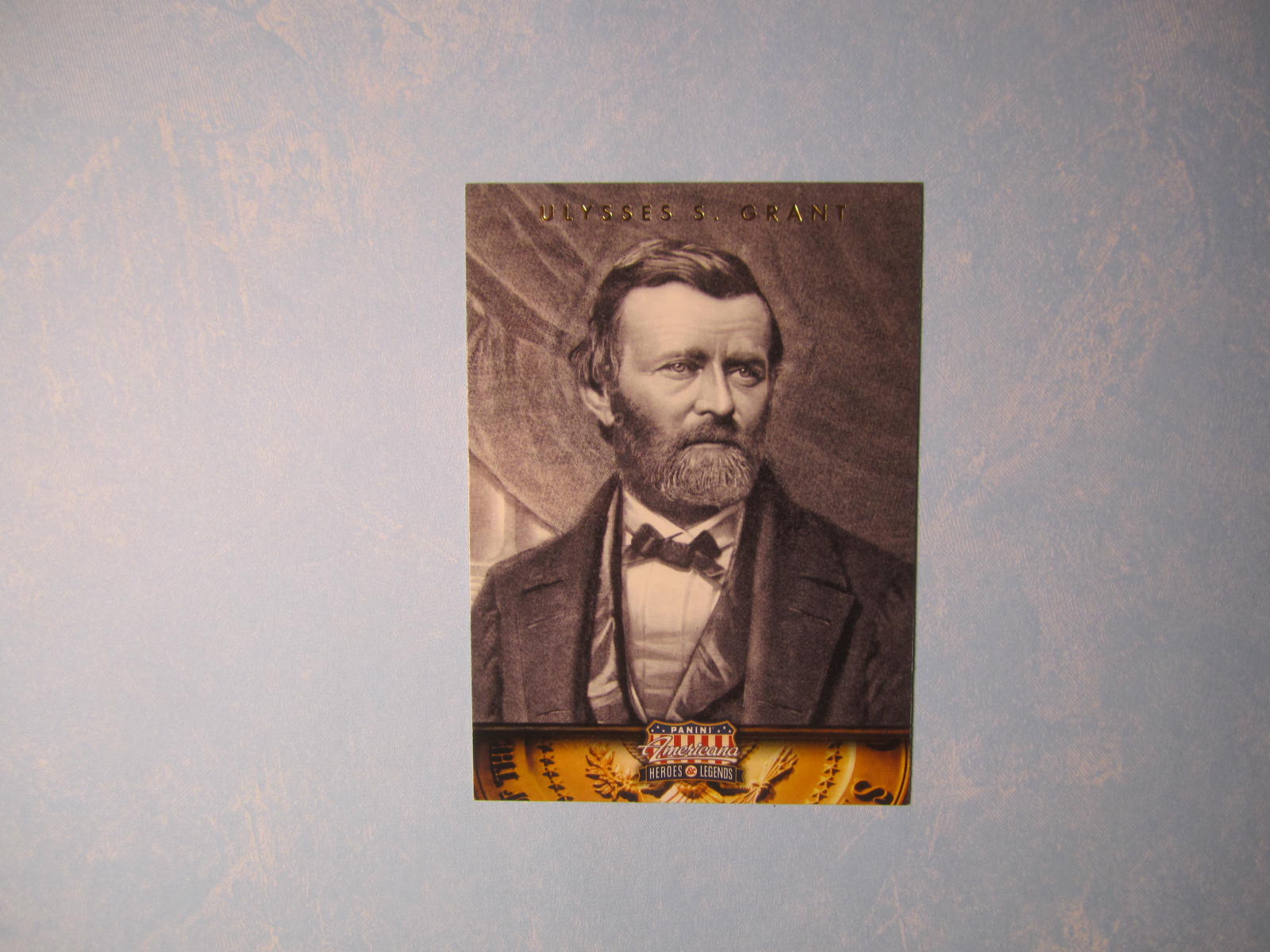 Ulysses Grant card - 2012 Panini America series