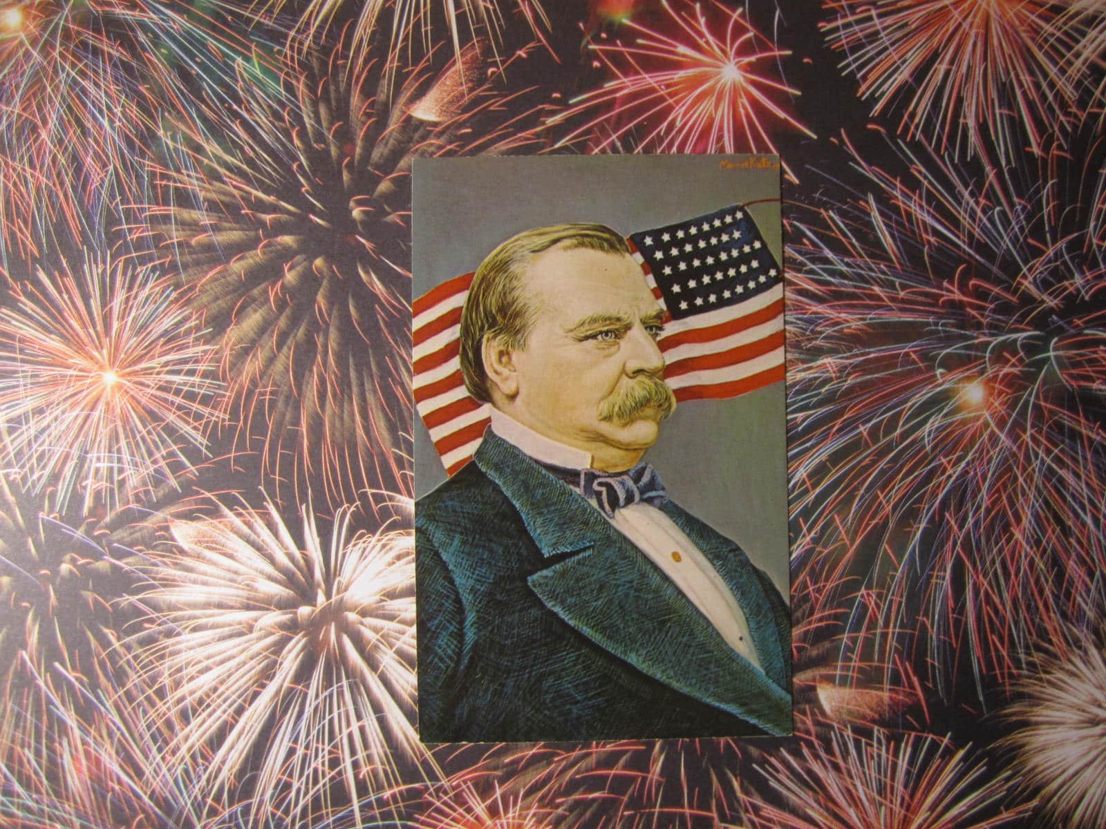 Grover Cleveland - Postcard (1969 Morris Katz)