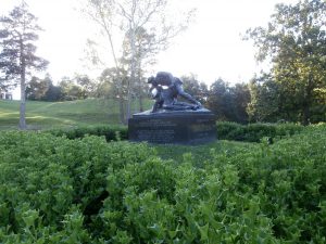 Angel of Mayre's Heights statue - Fredericksburg, Virginia