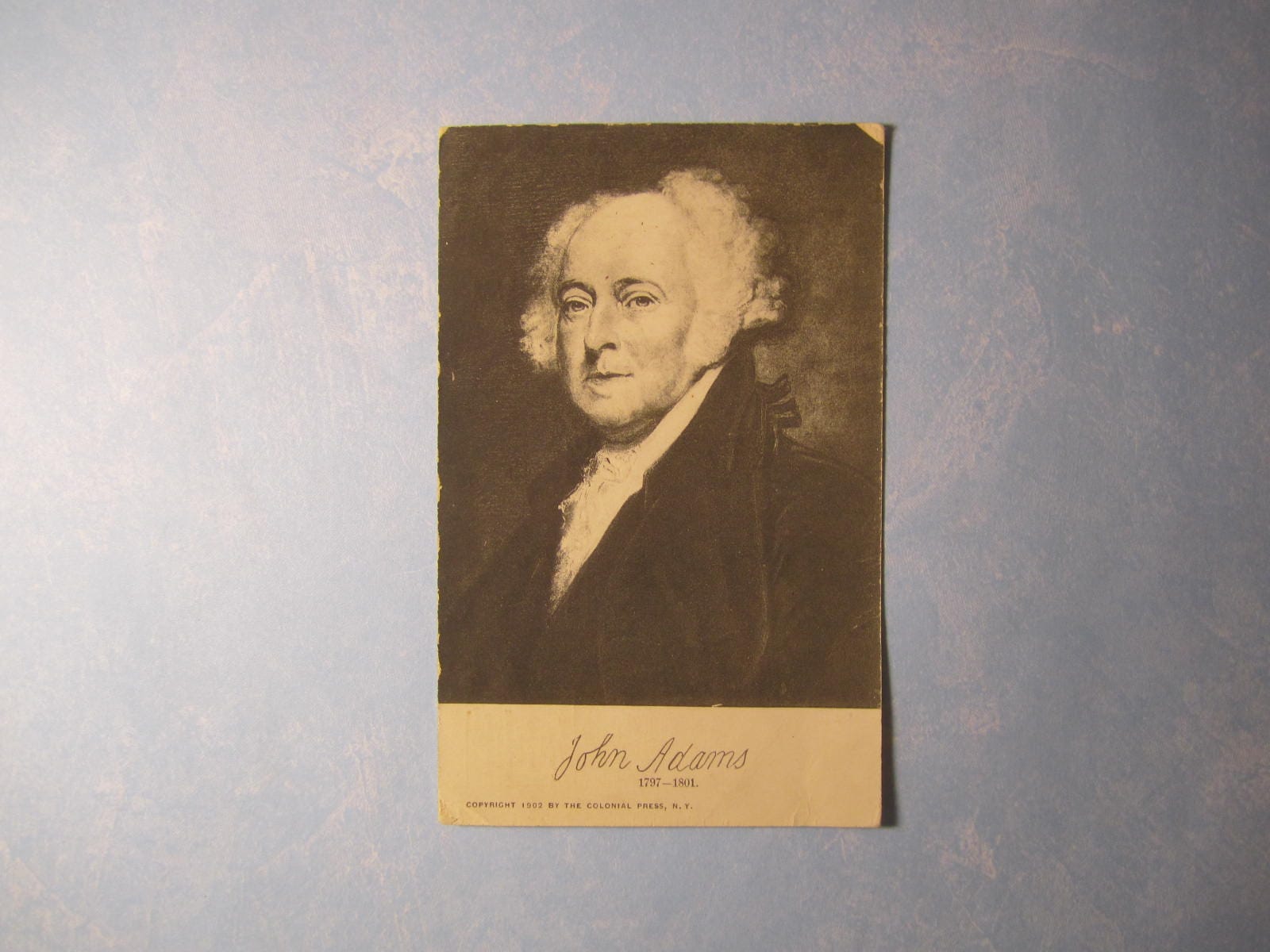 John Adams Postcard - Illustrated Postal Card Company