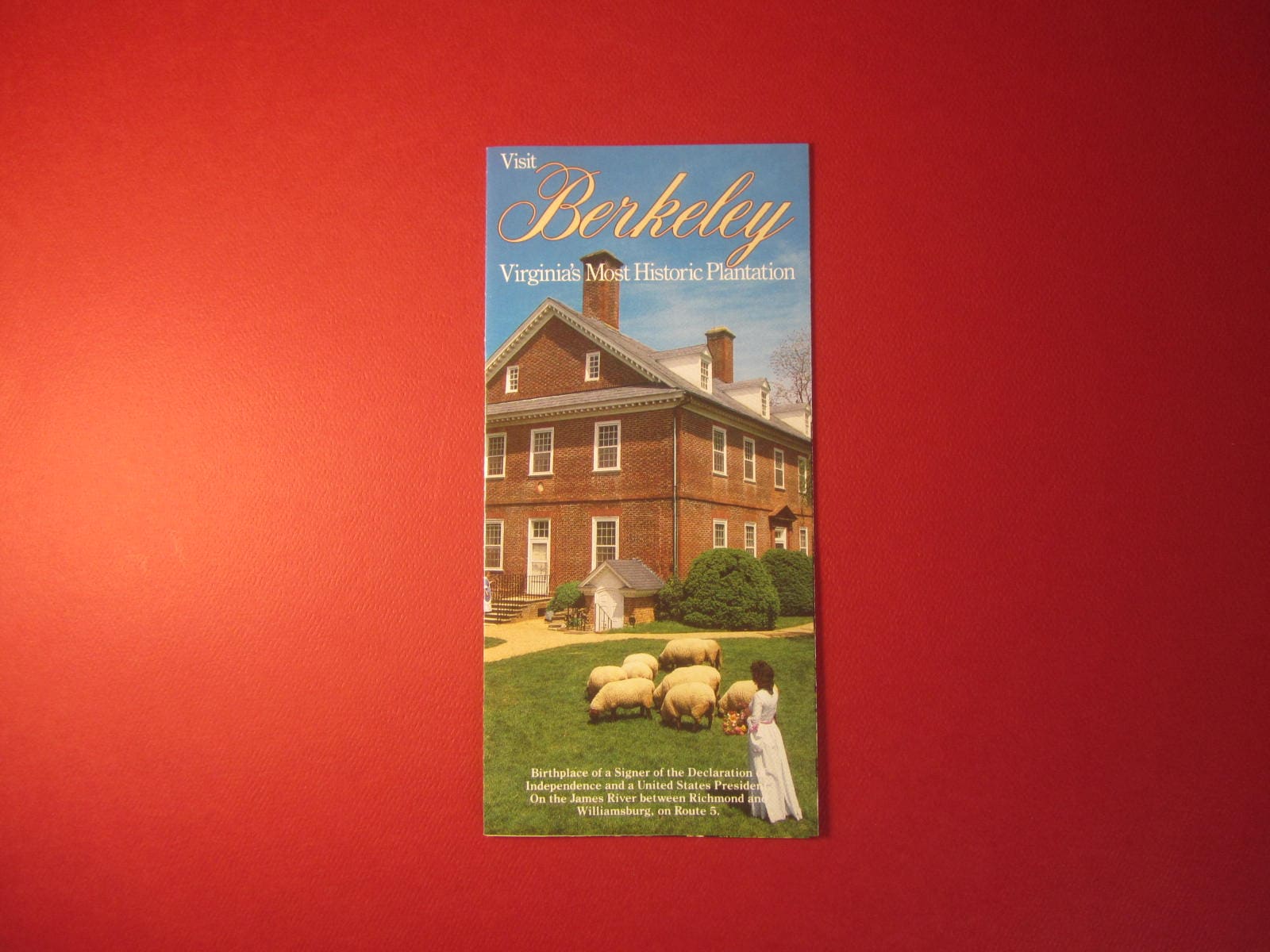 Berkeley Plantation Pamphlet - William Henry Harrison's Birthplace