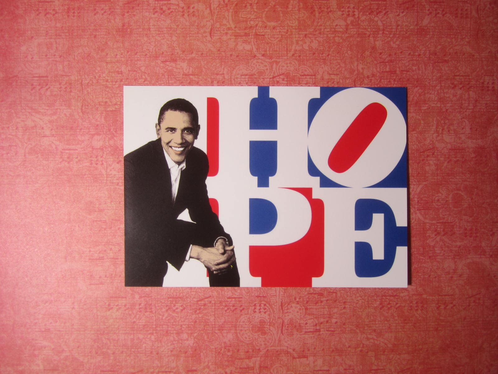 Obama -Hope Postcard - Robert Indiana/American Image Art.Com