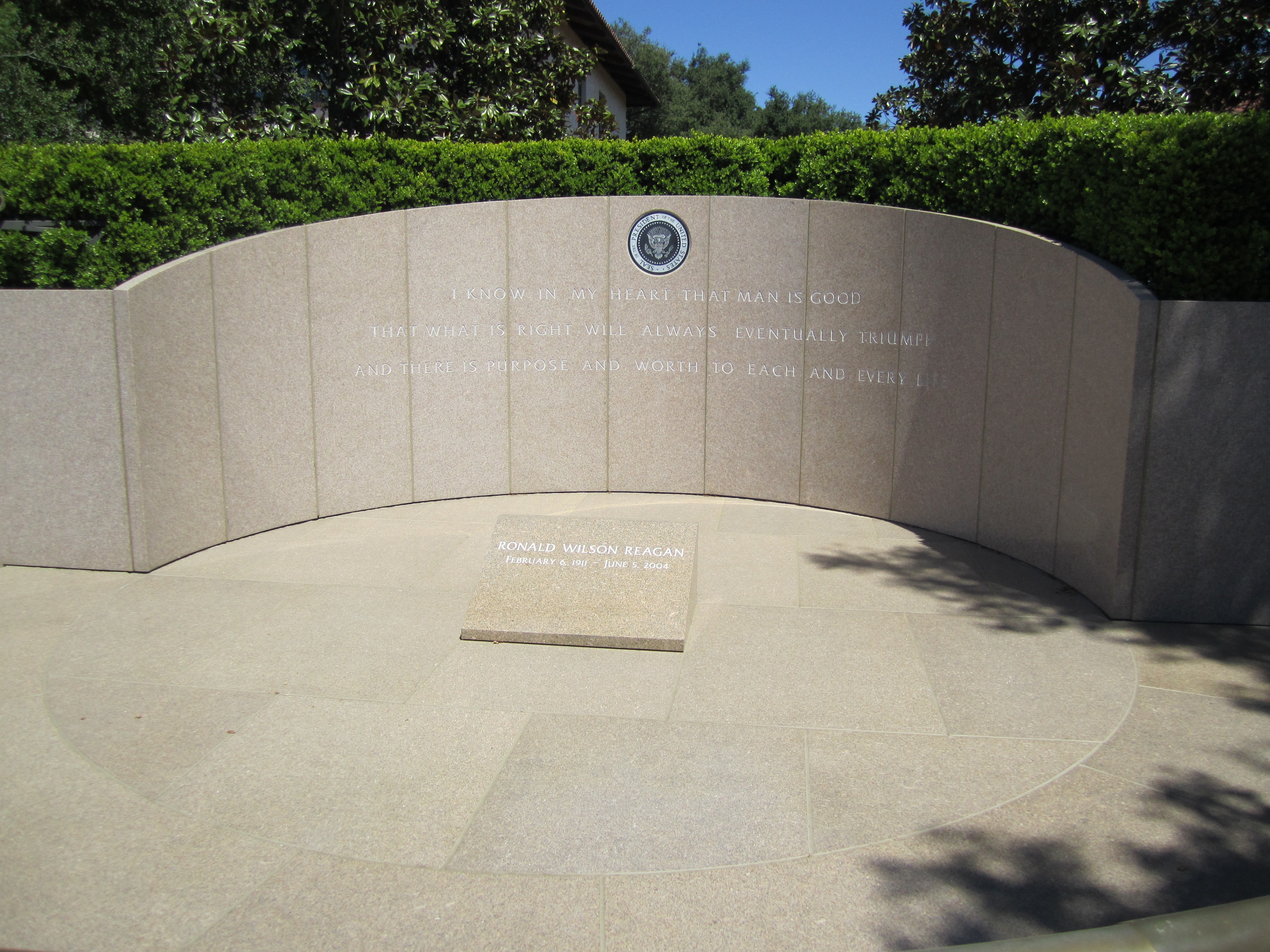 Ronald Reagan's Grave - Ronald Reagan Presidential Library, Simi Valley, California