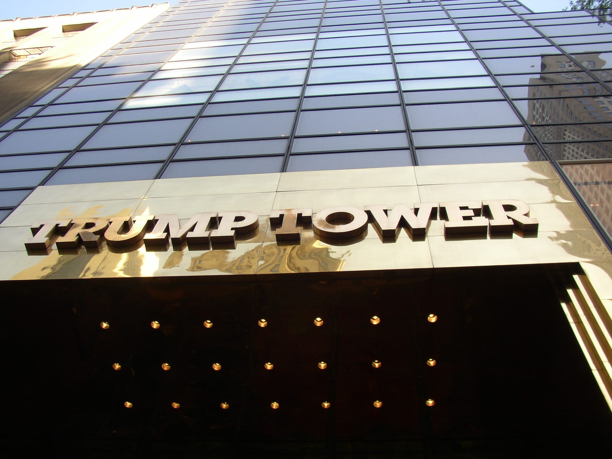 Trump Tower building in New York City