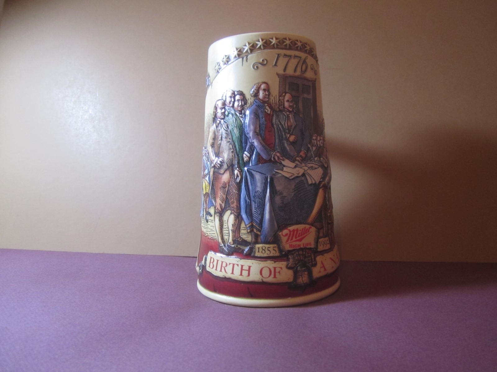 Thomas Jefferson (Declaration of Independence) Ceramic Beer Mug