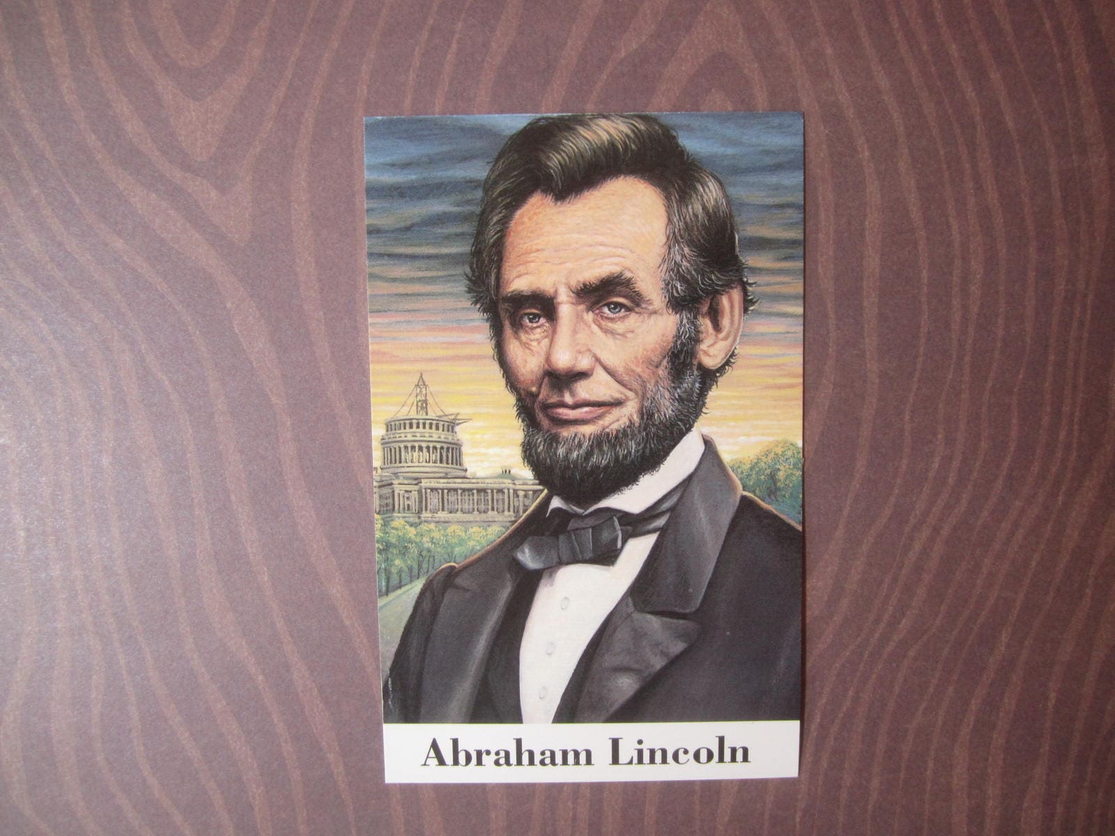 Abraham Lincoln Postcard - Classic Collection United States Postal Service - First Day of Issue June 29, 1995