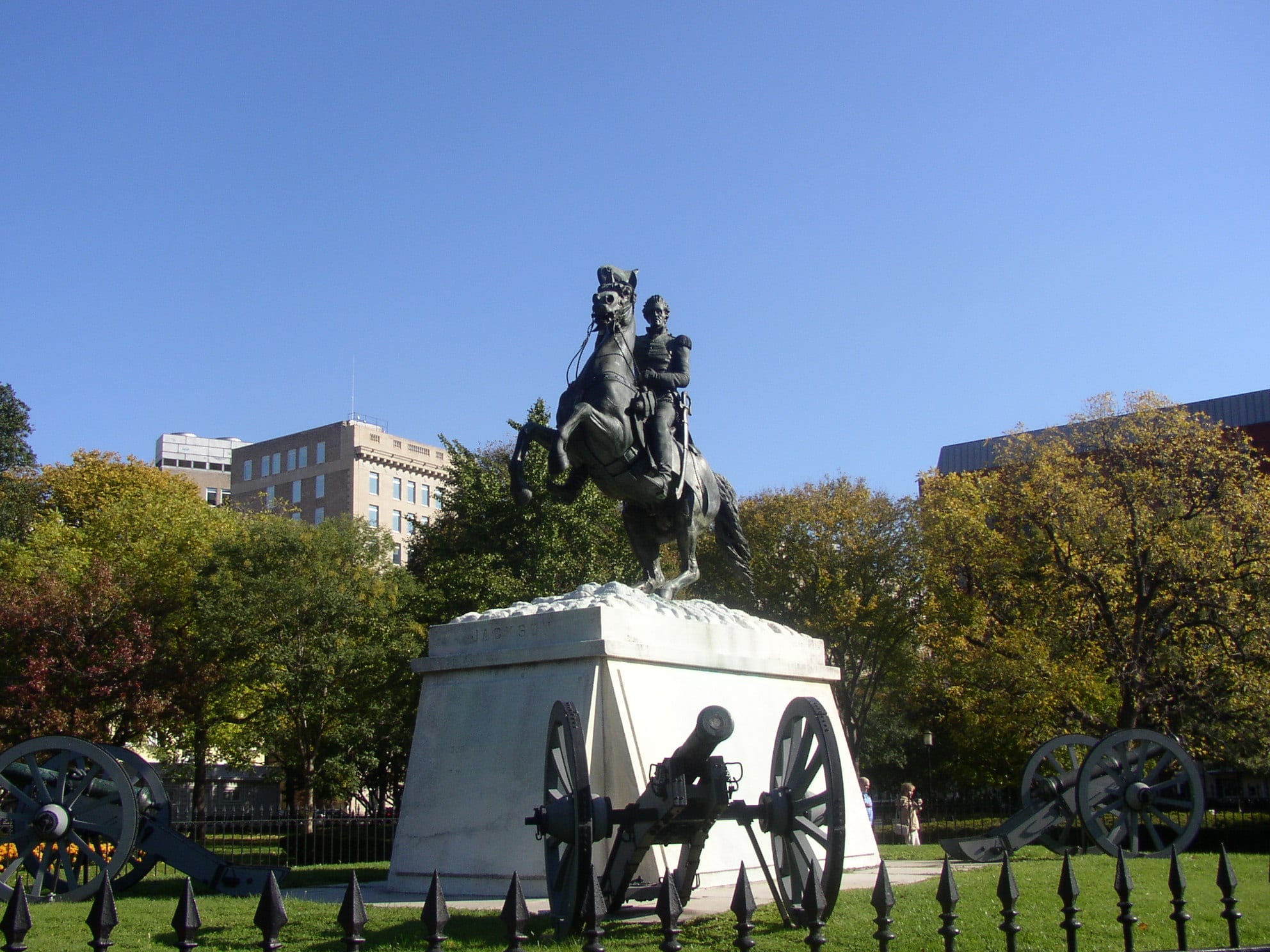 Jackson Statue across from the White House - Washington DC