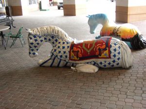 Painted Horses Statues - Churchill Downs, Louisville, Kentucky