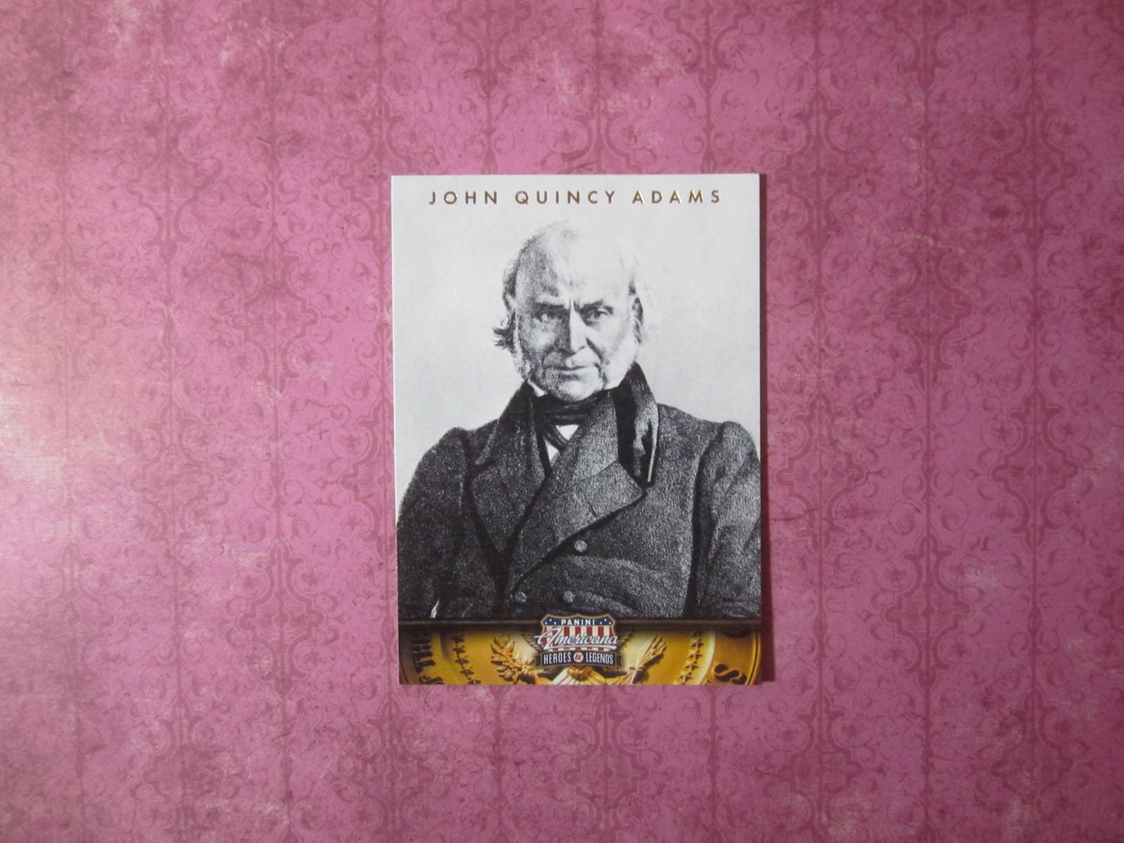John Quincy Adams - 2012 Paninil America Trading Card