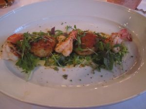 Shrimp and Crabcakes from the Redeye Grill in New York City