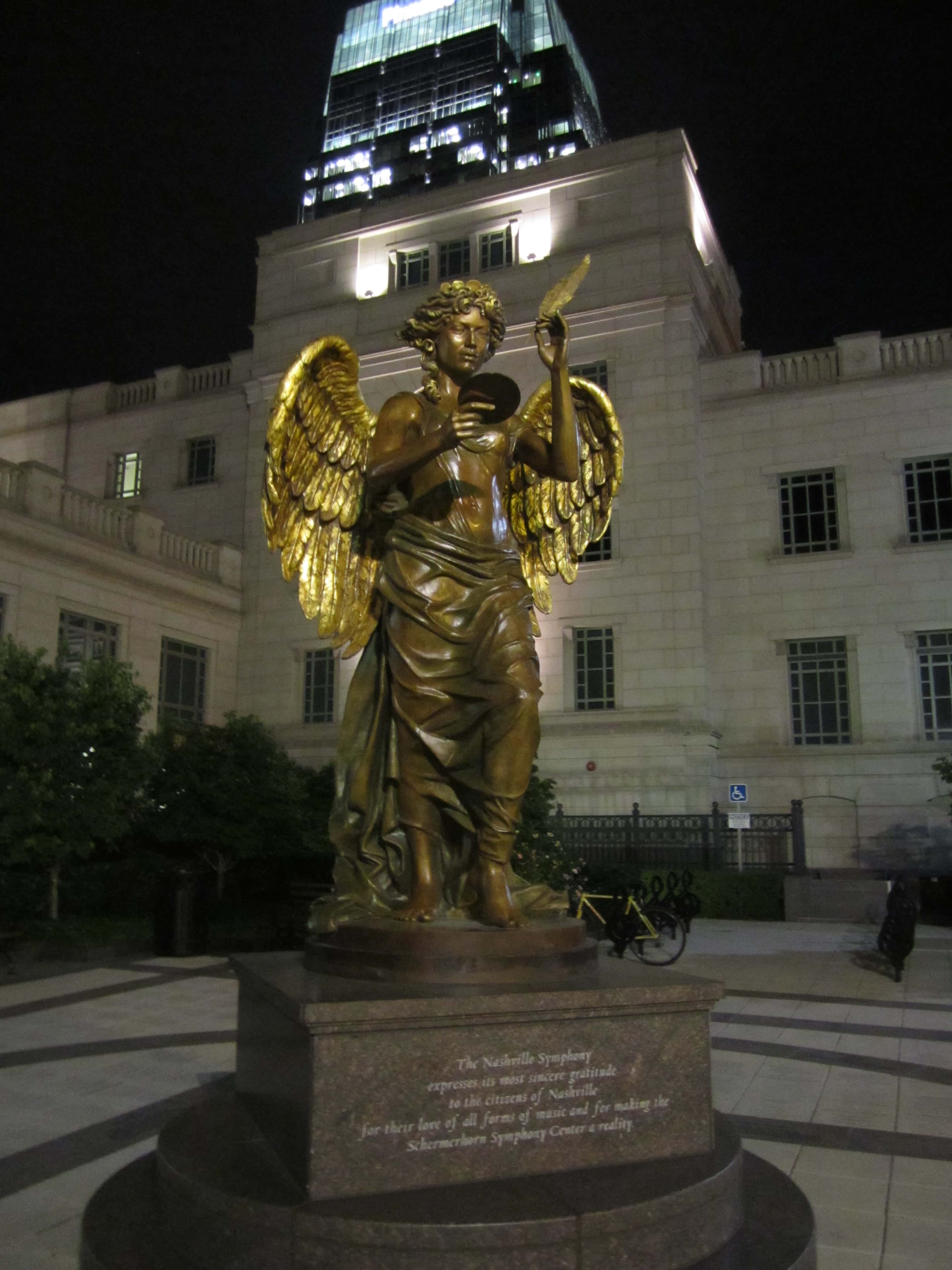 Angel statue in Nashville, Tennessee