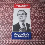 Campaign Take Charge America Literature - George HW Bush