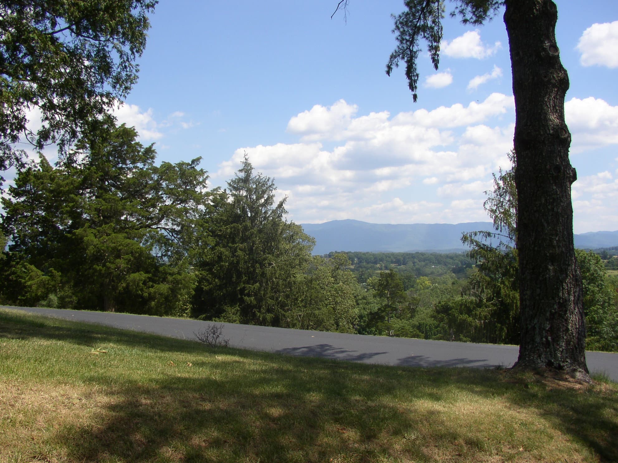 View from Andrew Johnson's Grave, Andrew Johnson National Cemetery, Greenville, Tennessee