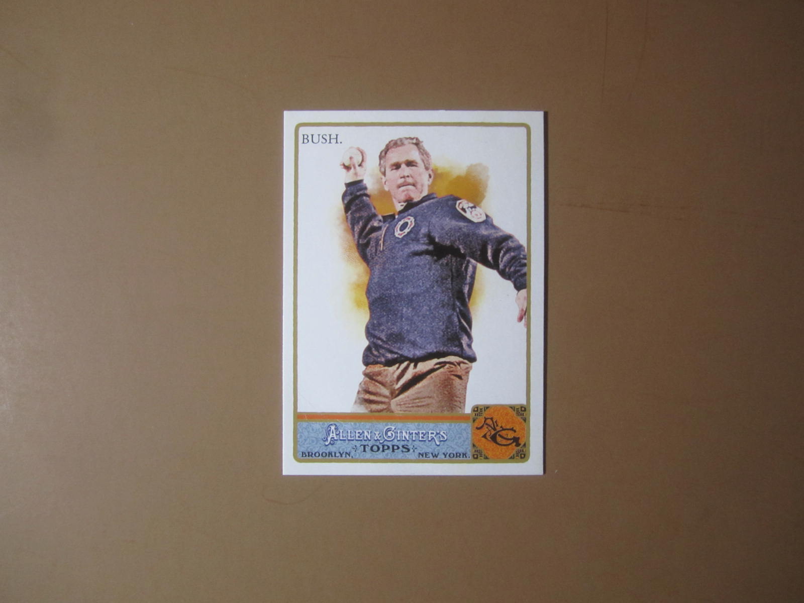 George W Bush - Allen & Ginter's Topp Card 2011