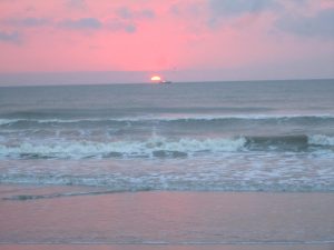 Sunrise over Cocoa Beach