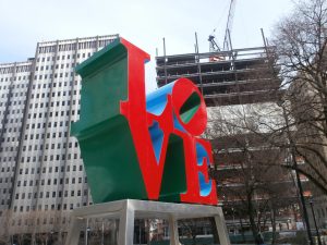 Love Statue in Philadelphia