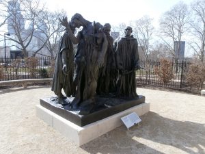 The Burchers of Calais statue in Philadelphia, Pennsylvania