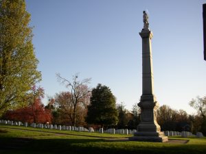 Zachary Taylor statue at his gravesite - Louisville, Kentucky