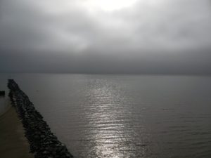 Cloudy Day at Chesapeake Beach, Maryland