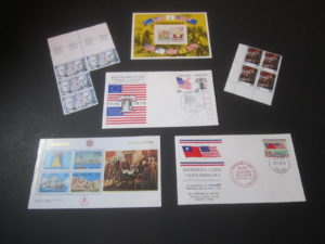 Foreign Stamps honoring the US Bicentennial