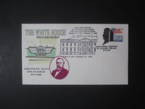 Rutherford B Hayes - White House Bicentennial Cover