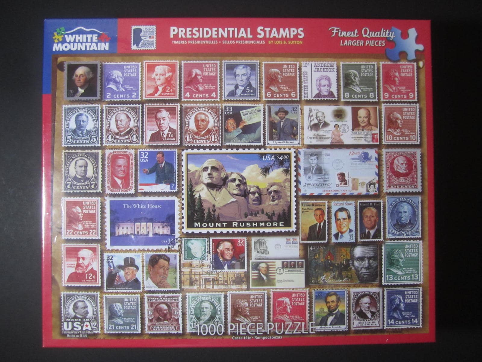 USPS Presidential Stamps Puzzle