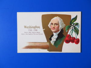 George Washington - Cherry Tree Postcard