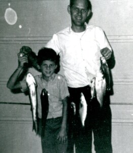 Dad and me. One of the great fishing trips we took.