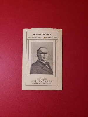 William McKinley card