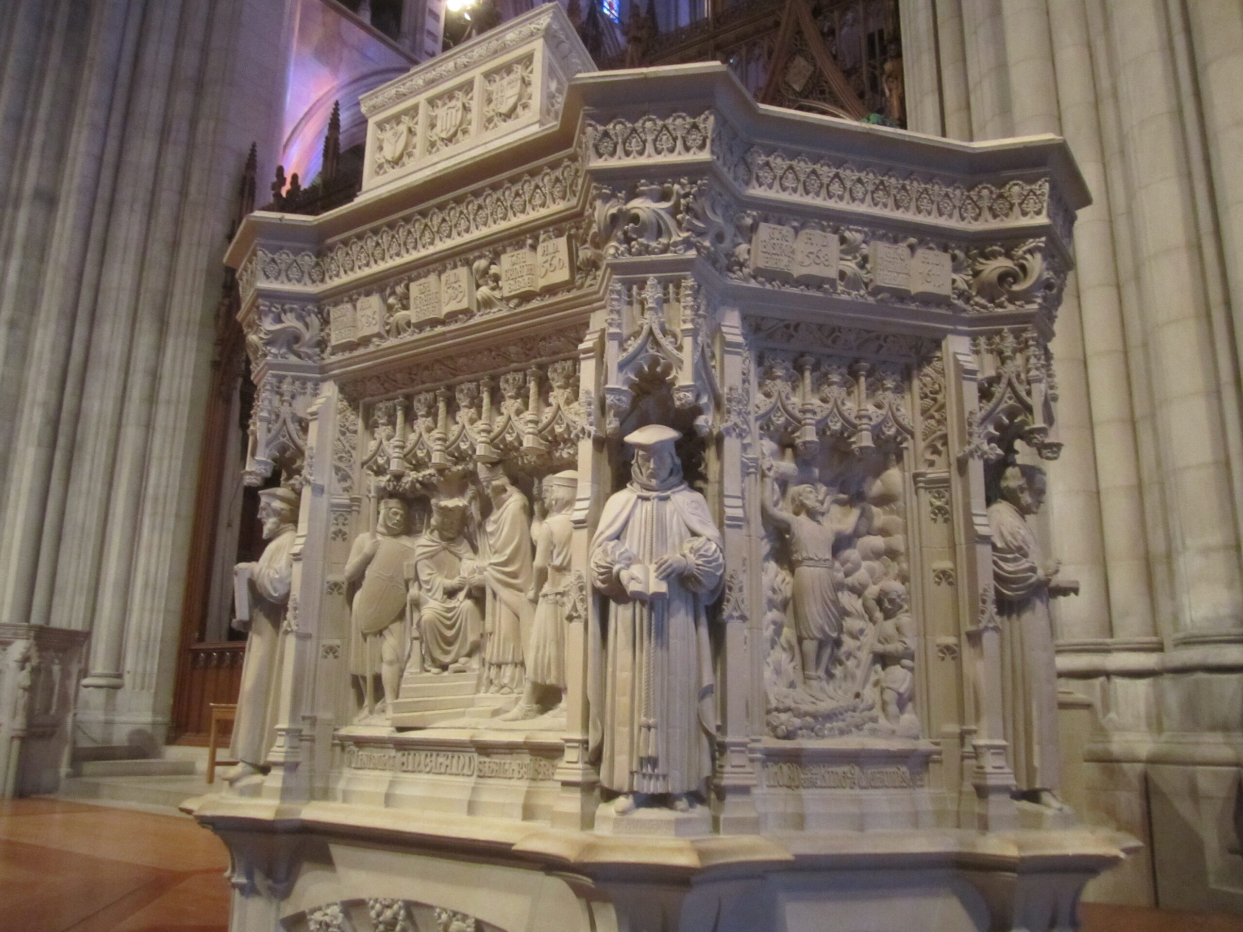 Pulpit at the National Cathedral in Washington DC